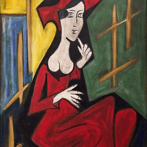 Woman in Red
