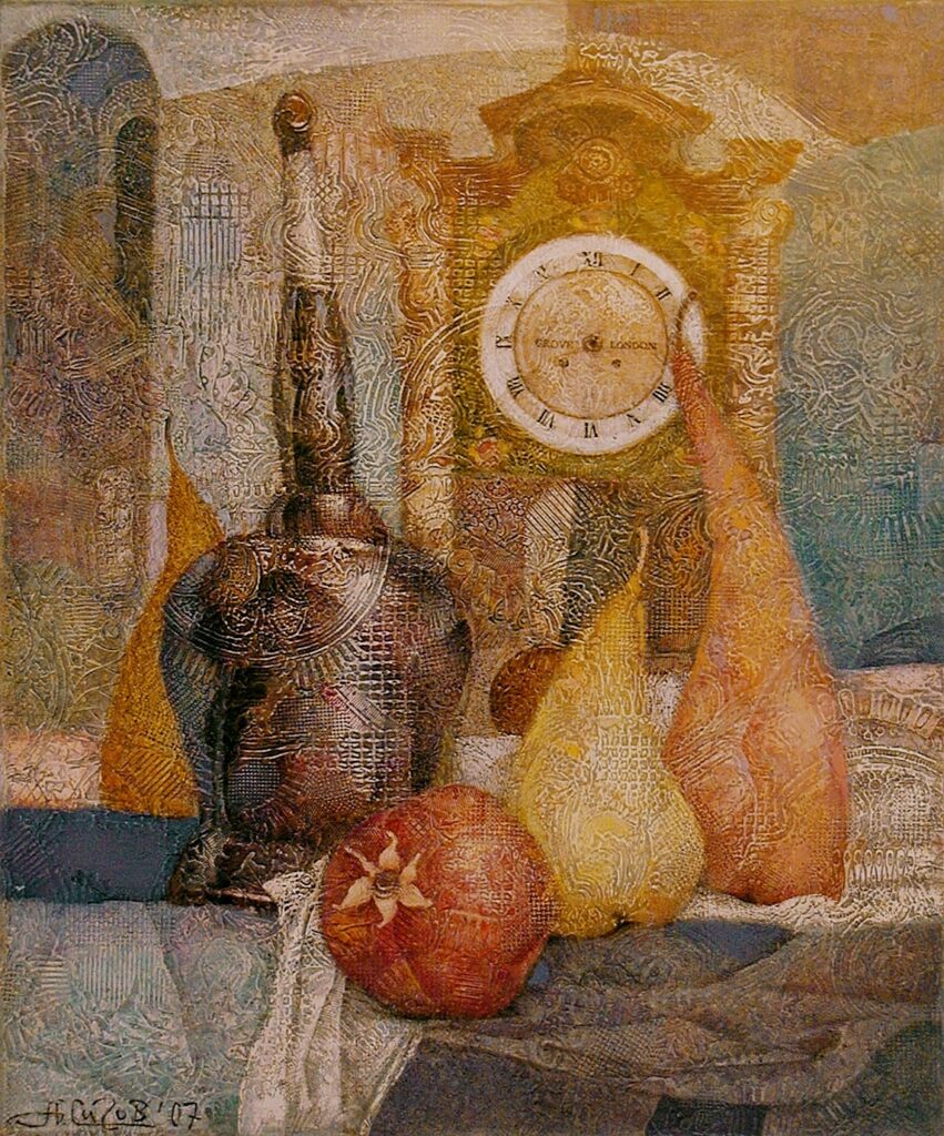 Still Life with English Clock