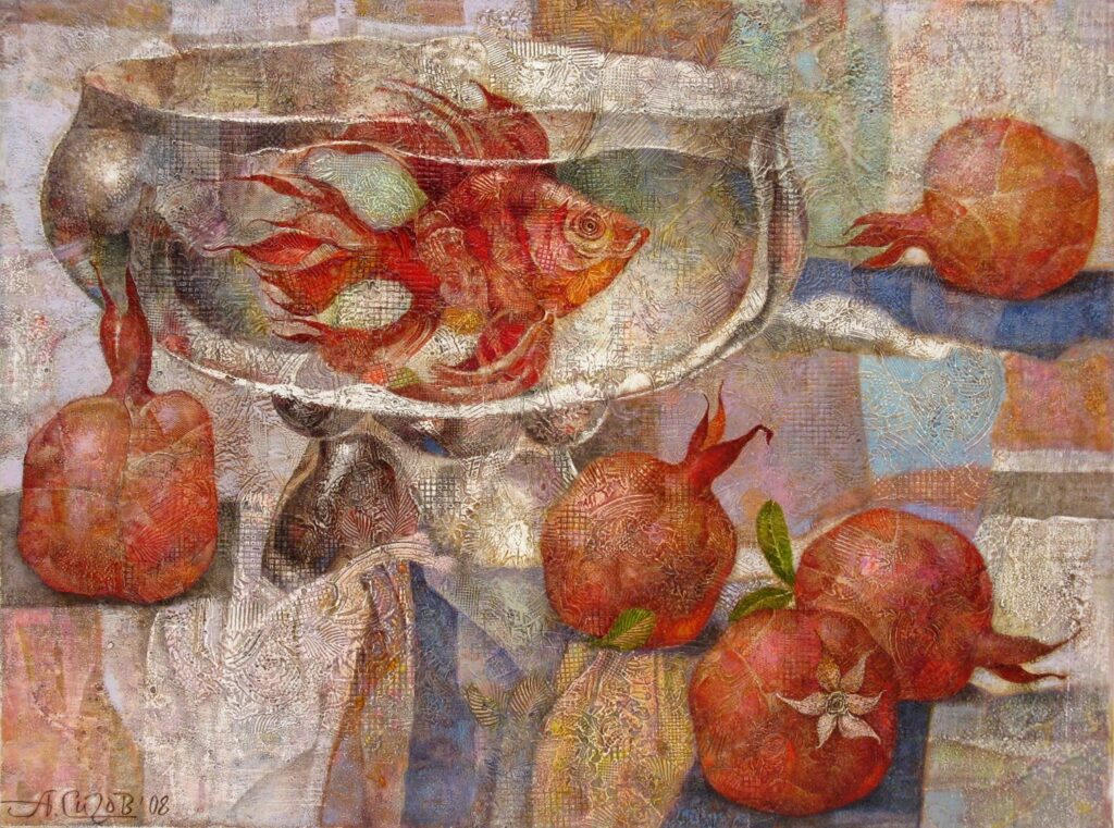 Still Life with Garnet Fish