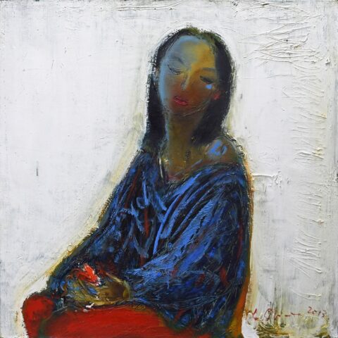 Portrait. Shy